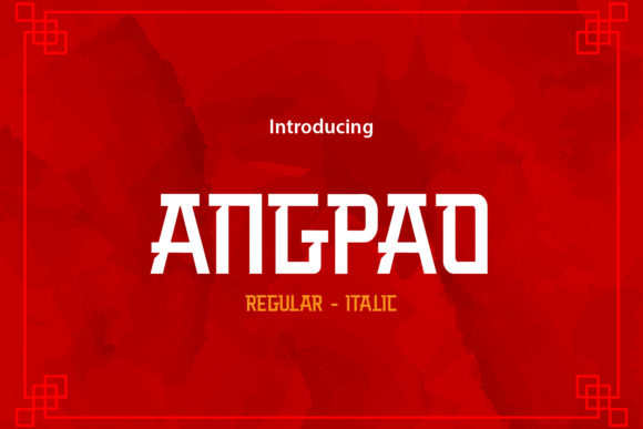 Angpao Display Font Review for Brand Identity