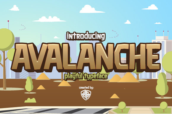 Avalanche Font Review: A Playful Display Typeface for Creative Projects