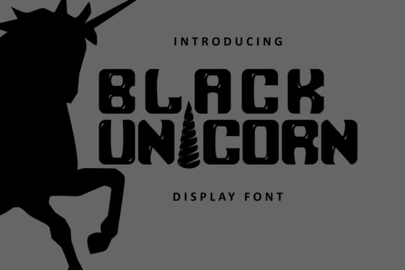 Black Unicorn: A Bold and Sophisticated Font for Creative Branding