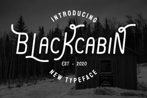 Blackcabin Display Font for Modern Web Design