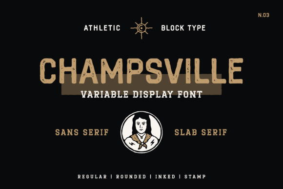 Champsville Font for Authentic Branding and Display Design