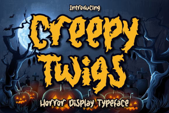 Creepy Twigs Font Review: A Bold Display Typeface for Creative Projects
