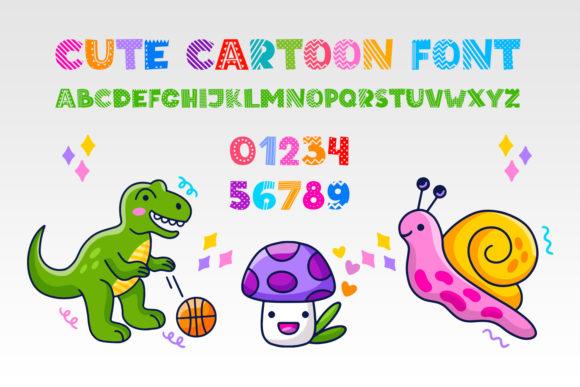 Cute Cartoon Font: A Playful Display Typeface for Creative Makers