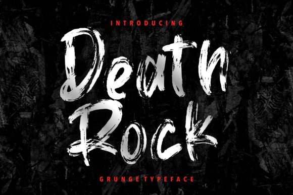 Death Rock Display Font for Bold Brand Identity