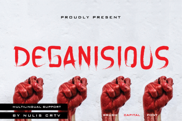 Deganisious Display Font for Eye-Catching Digital Branding