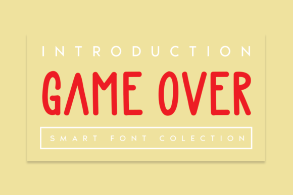 Game Over Font: A Display Typeface for Creative Branding