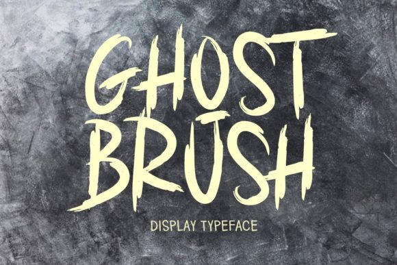 Ghost Brush: A Display Font for Creative Publishing