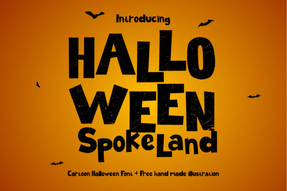 Halloween Spokeland Font for Bold Digital Branding