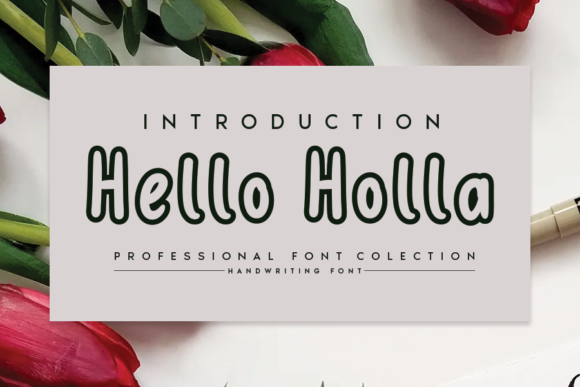 Hello Holla Font: A Joyful Display Typeface for Memorable Designs