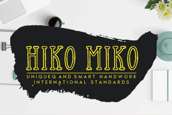 Hiko Miko Font for Memorable Display Typography