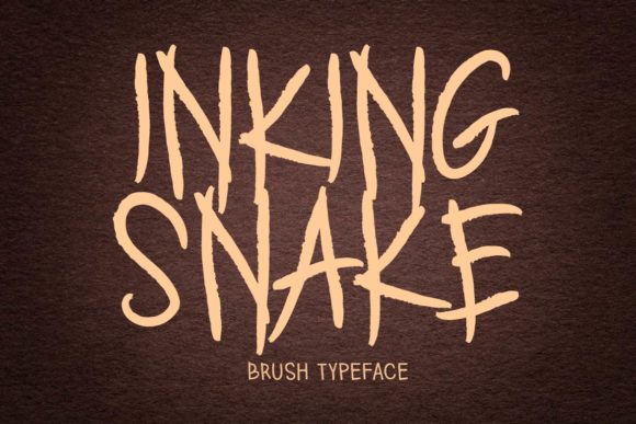 Inking Snake: A Quirky Display Font for Editorial Design