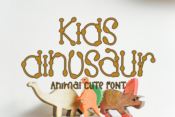 KIDS DINOSAUR Font: A Playful Display Typeface for Creative Campaigns