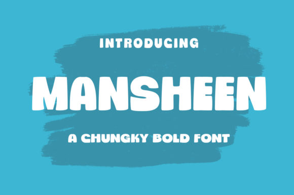 Mansheen Font: A Bold Display Typeface for Memorable Branding