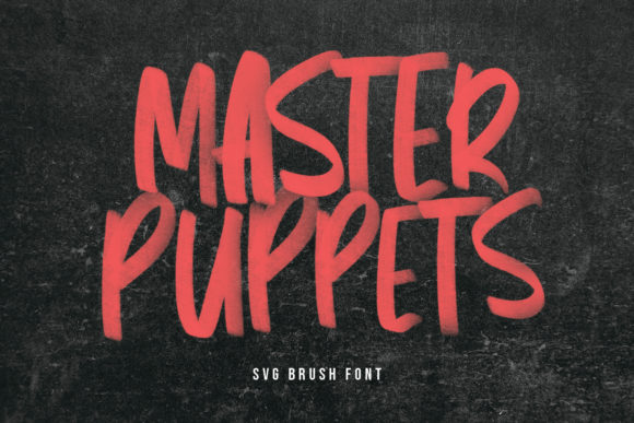 Master Puppets Font for Editorial Design
