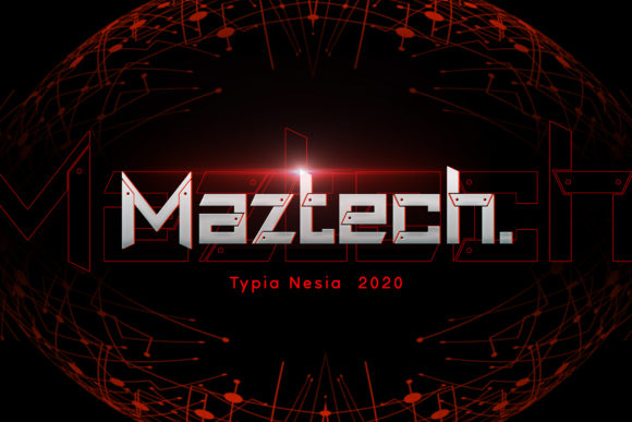 Maztech Display Font for High-Impact Campaign Headlines