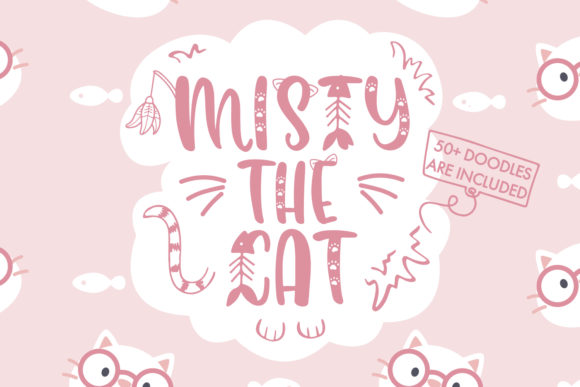 Misty the Cat Font for Editorial Design