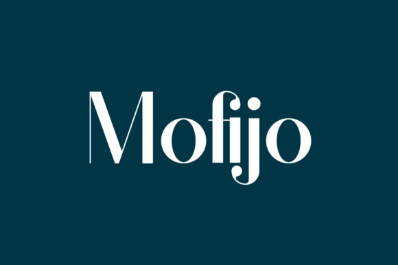 Mofijo Display Font Review for Creative Branding Projects