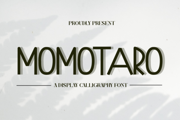 Momotaro Display Font for Editorial Design