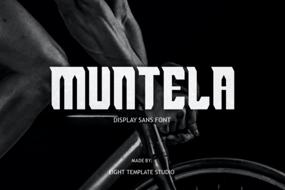 Muntela: A Bold Display Font for Creative Projects