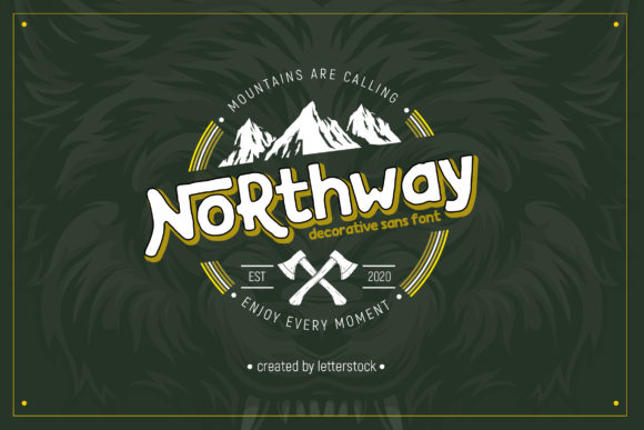 Northway: A Bold Display Font for Creative Projects