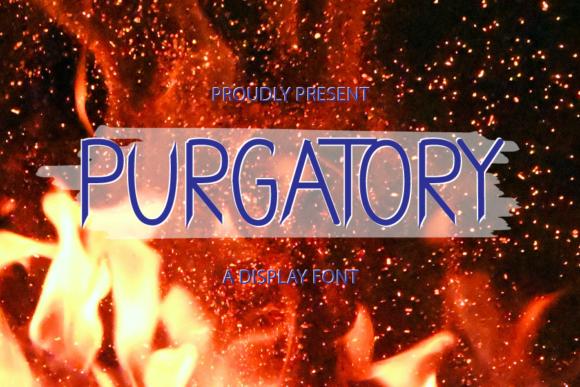 Purgatory Font: A Minimal Display Typeface for Editorial Design