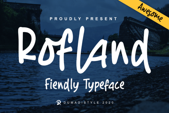 Rofland Display Font for Vibrant Branding and Marketing
