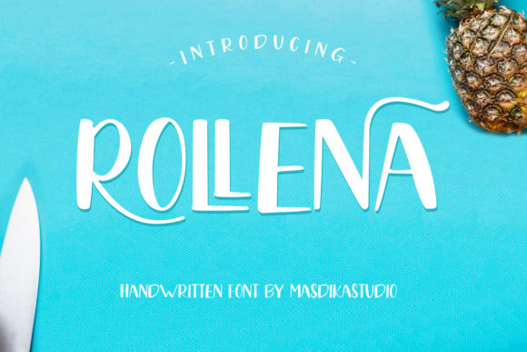 Rollena Font for Modern Web Design and Branding