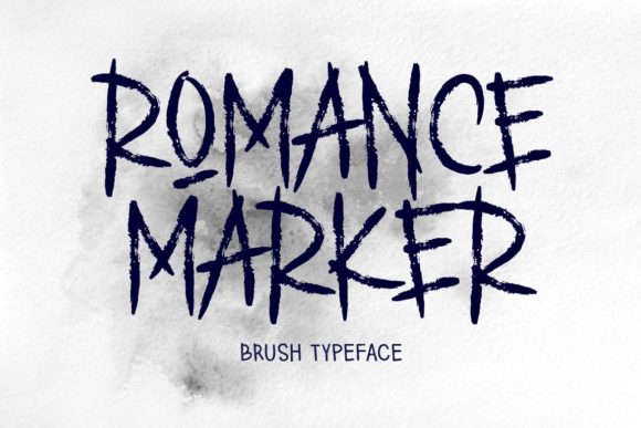 Romance Marker Font for Creative Branding and Marketing