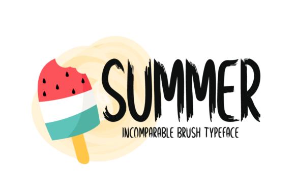 Summer Font: A Creative Typeface for Branding Projects