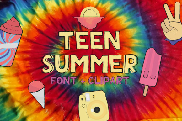 Teen Summer Font for Creative Makers and Brand Owners