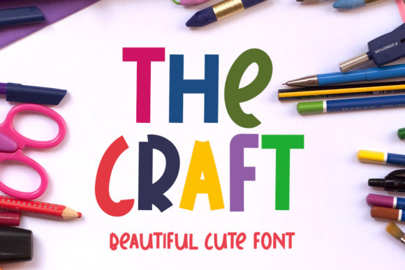 The Craft Font: A Display Typeface for Modern Digital Branding