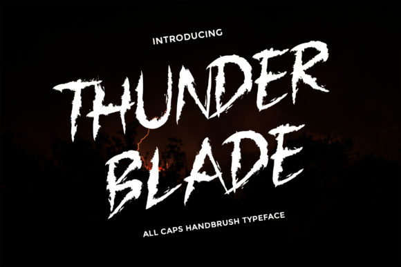 Thunder Blade Font for Professional Branding and Design