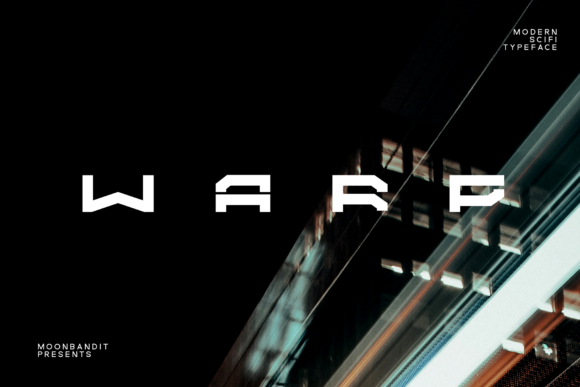 Warp: A Modern Display Font for Standout Branding