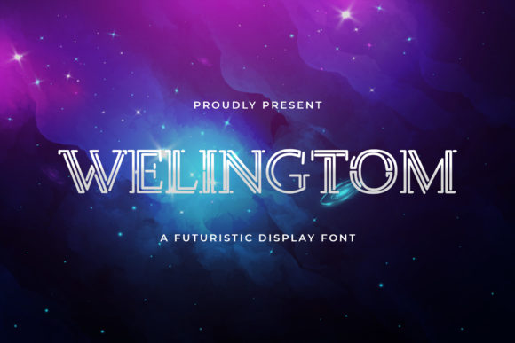 Welingtom Font: A Bold Display Typeface for Creative Campaigns